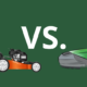 robot vs almindelig plæneklipper